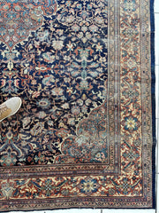 Antique Persian Mahal Rug 8’3”x12’ - Circa 1900 Treasure Rugistan