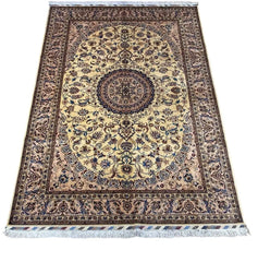 Afghani Nain Belgium 1st Grade Wool High End 7x10 Rugistan