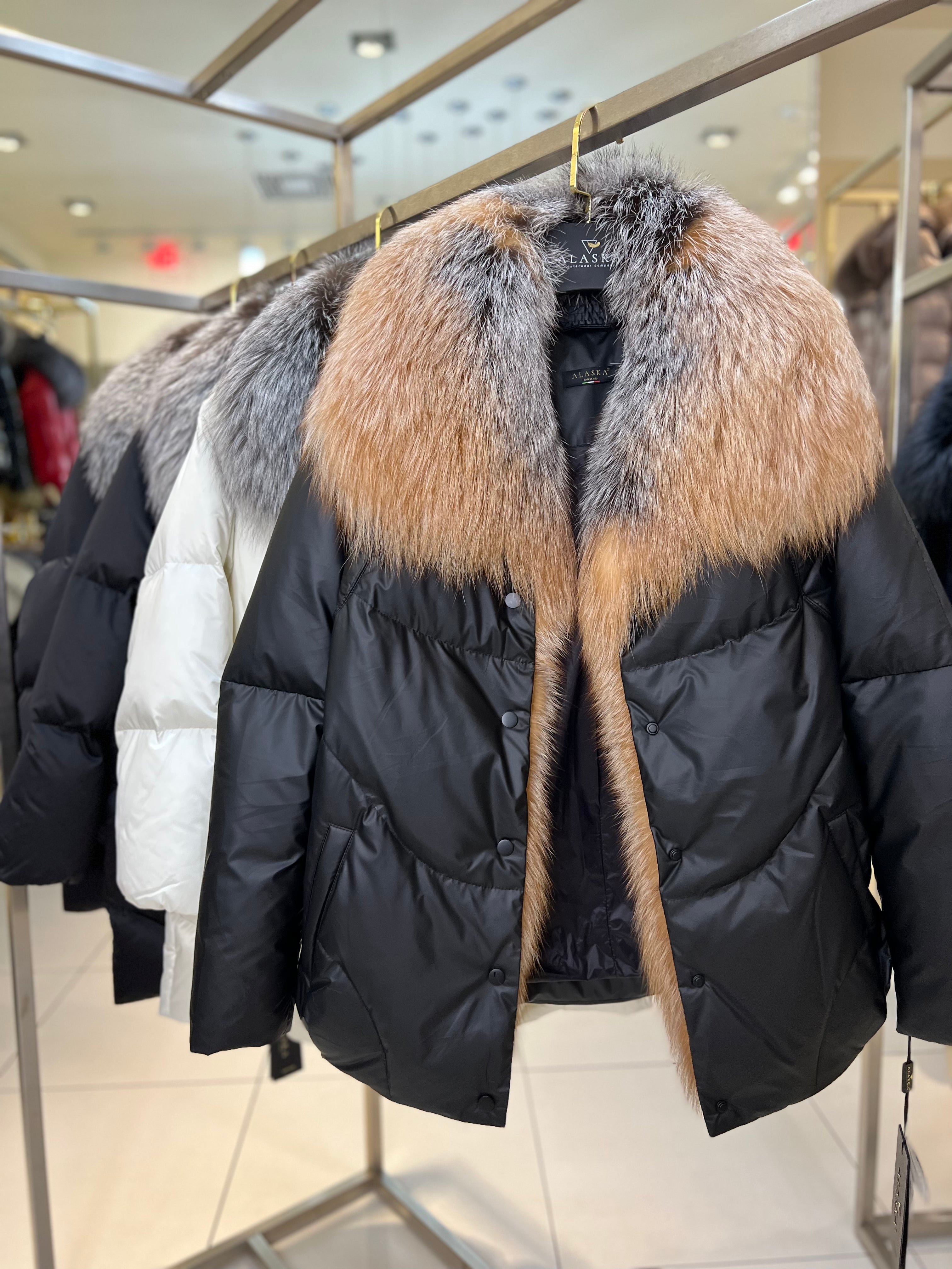 Genuine Silver Fox Fur Down Fill Parka Alaska® Outerwear Company
