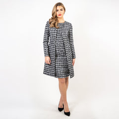The Scalloped Edge Fly Away Coat