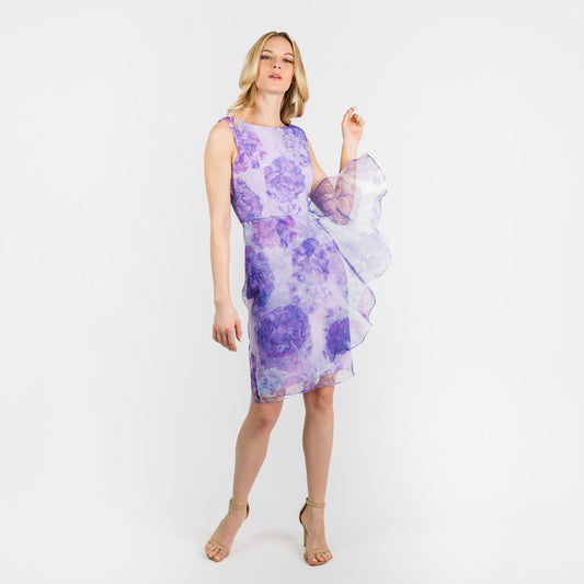 CN7196 Slvss Overskirted Sheath