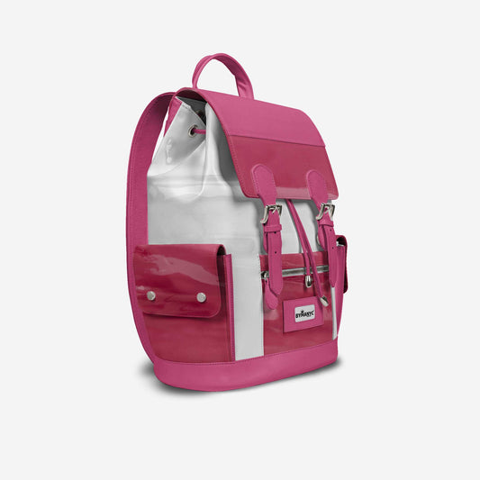 COUTURE Eco Backpack – Pink & White Edition | BYMANYC ® New York BYMANYC ® New York