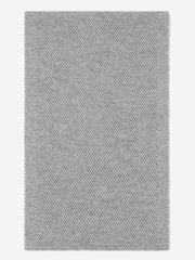 Riccardo (grey & white) - Italian 100% cashmere scarf with pattern
