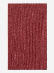 Riccardo (red & grey) - Italian 100% cashmere scarf with pattern
