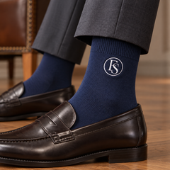 Family Shopolf Embroidered FS Logo Cotton Crew Socks