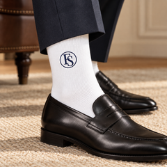 Family Shopolf Embroidered FS Logo Cotton Crew Socks