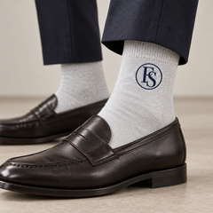 Family Shopolf Embroidered FS Logo Cotton Crew Socks