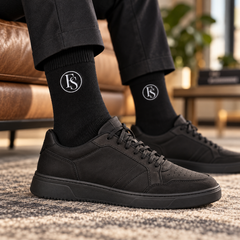 Family Shopolf Embroidered FS Logo Cotton Crew Socks