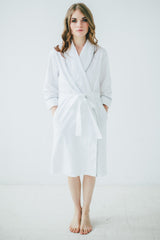 Classic Cotton Pique Robe 39" Salua Lingerie