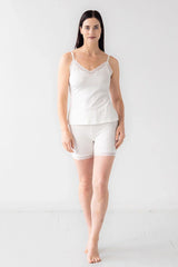 Cotton Camisole with lace trim Salua Lingerie
