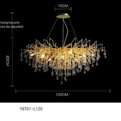 Elegant Crystal Chandelier | Luxurious Lighting for Any Room


