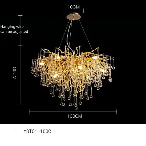 Elegant Crystal Chandelier | Luxurious Lighting for Any Room

