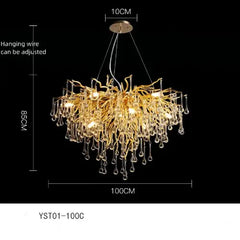 Elegant Crystal Chandelier | Luxurious Lighting for Any Room

