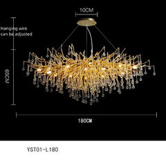 Elegant Crystal Chandelier | Luxurious Lighting for Any Room

