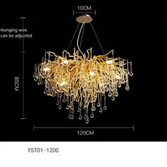 Elegant Crystal Chandelier | Luxurious Lighting for Any Room

