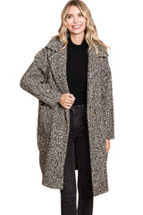 Culture Code Double Breasted Teddy Coat | Cozy & Stylish