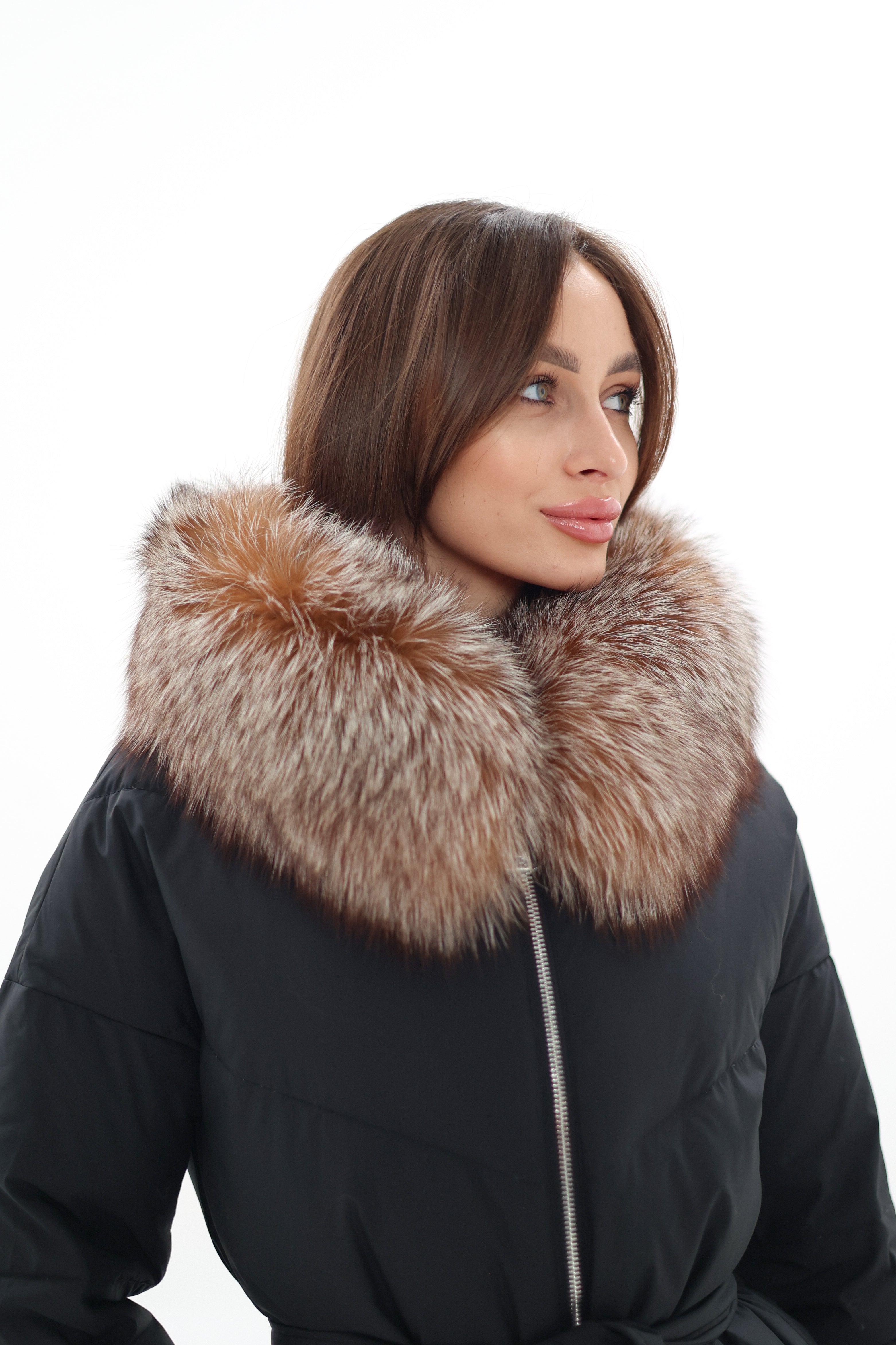 Genuine Silver Fox Fur Down Insulated Parka Alaska® Outerwear Company