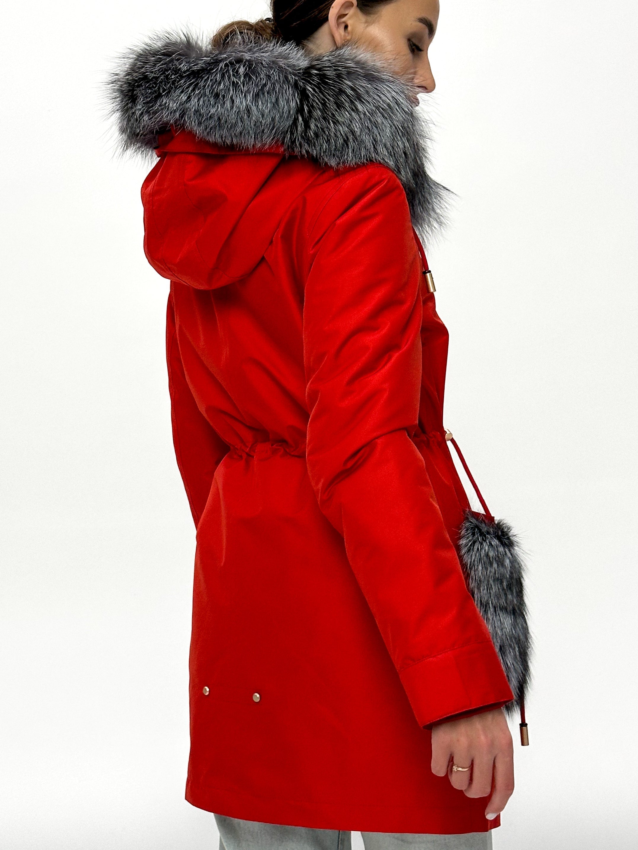Genuine Silver Fox Fur Rabbit Fur Insulated Parka Alaska® Outerwear Company