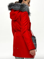 Genuine Silver Fox Fur Rabbit Fur Insulated Parka Alaska® Outerwear Company