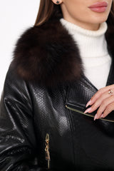 Genuine Polar Fox Real Leather Transformer Jacket Alaska® Outerwear Company