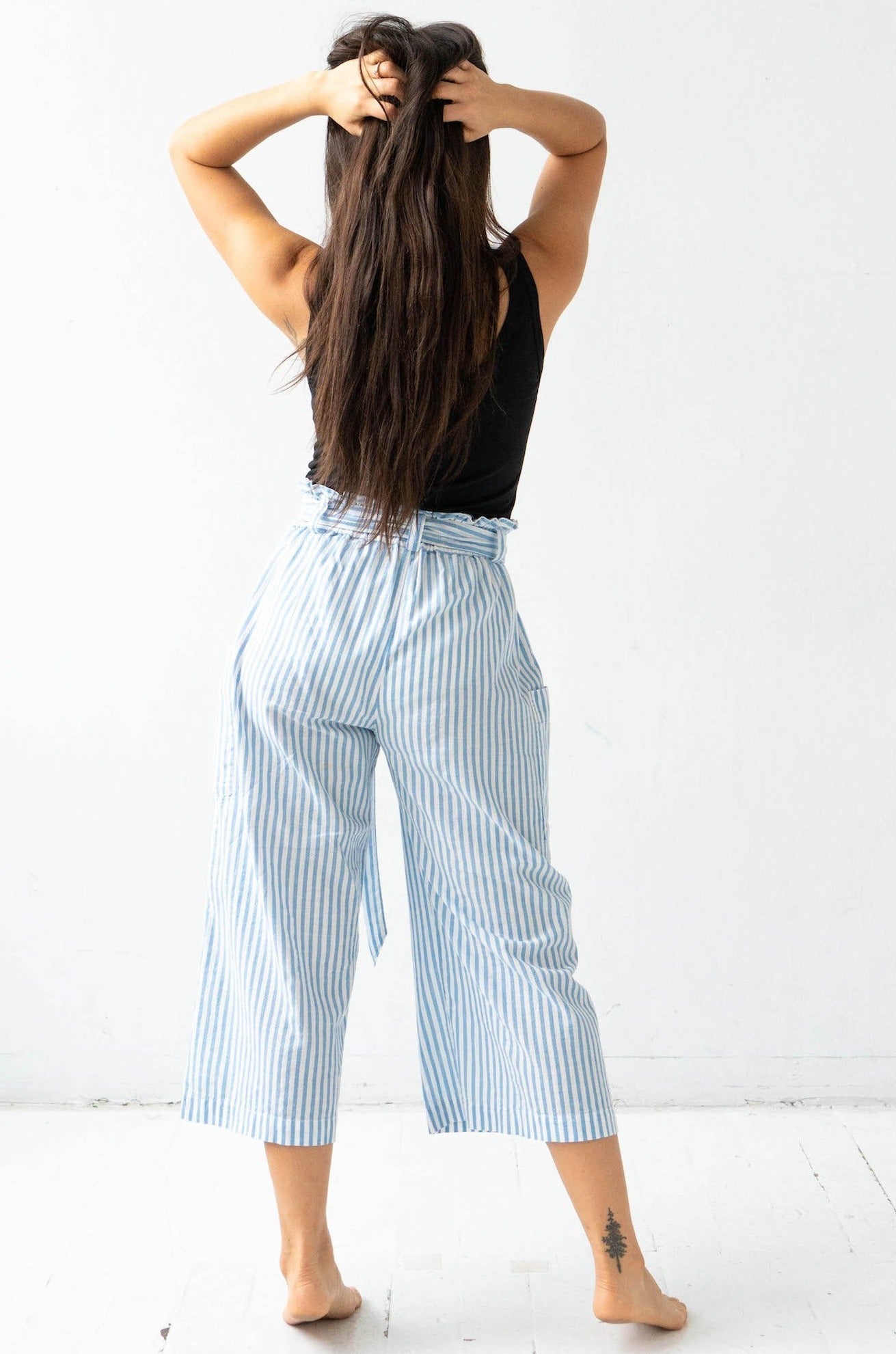 Tie Waist Crop Pants Salua Lingerie