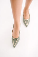Cecilia Slingback Green