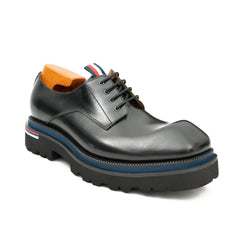 Derby Shoes Chunky 6cm heel boost Black