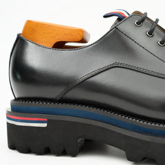 Derby Shoes Chunky 6cm heel boost Black