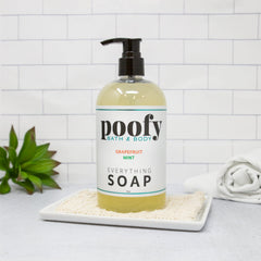 Grapefruit Mint Everything Soap Poofy Organics