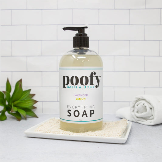 Lavender Lemon Everything Soap Poofy Organics