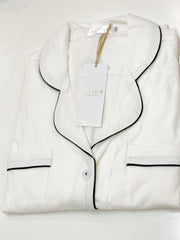 SALUA Luxury Sleep Shirt in Brushed Pima Cotton - Long Salua Lingerie