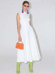 Elegant Sleeveless High-Waist A-Line Dress For Women, Upper West Side, BYMANYC New York.