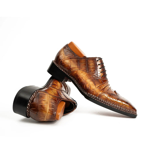 Exotic Nile Crocodile Norwegian Oxford 8001 Brown