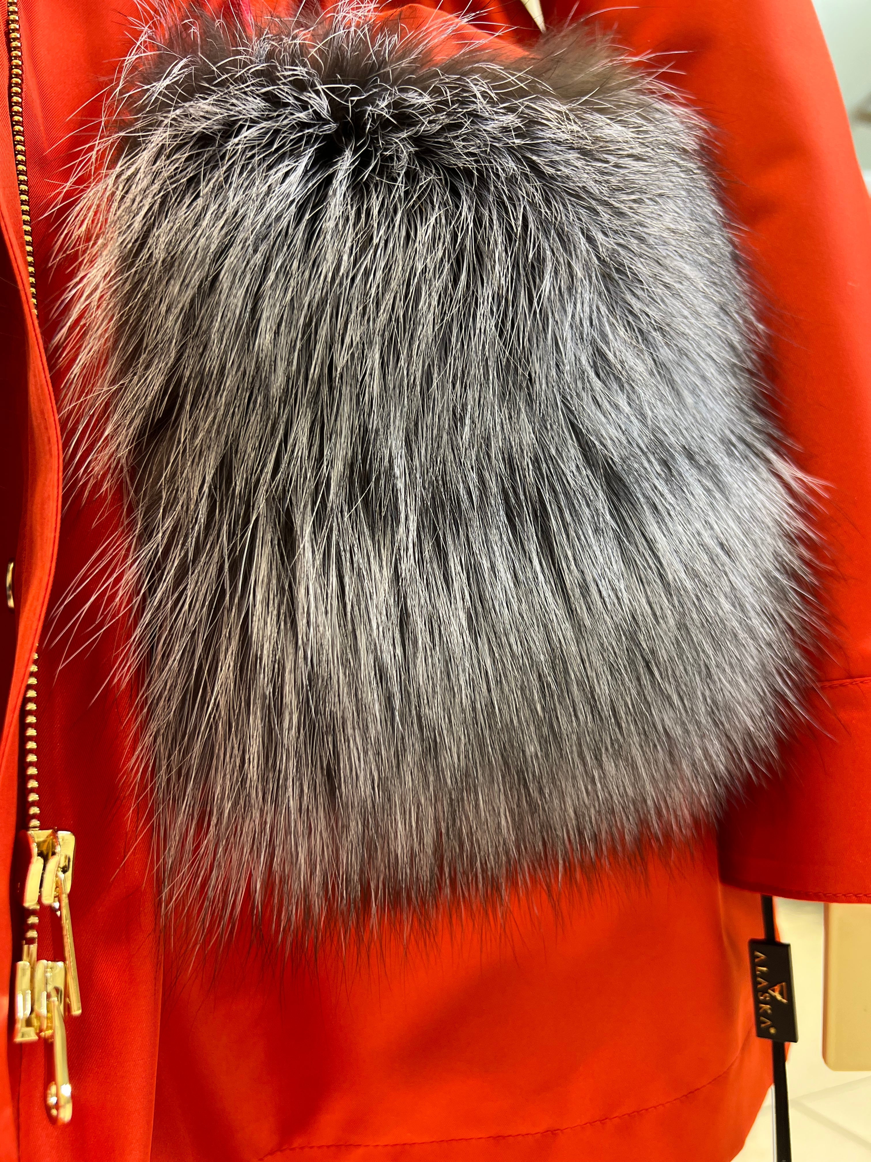 Genuine Silver Fox Fur Rabbit Fur Insulated Parka Alaska® Outerwear Company