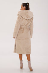 Faux Mink Effect Fur Hooded Coat Alaska® Outerwear Company