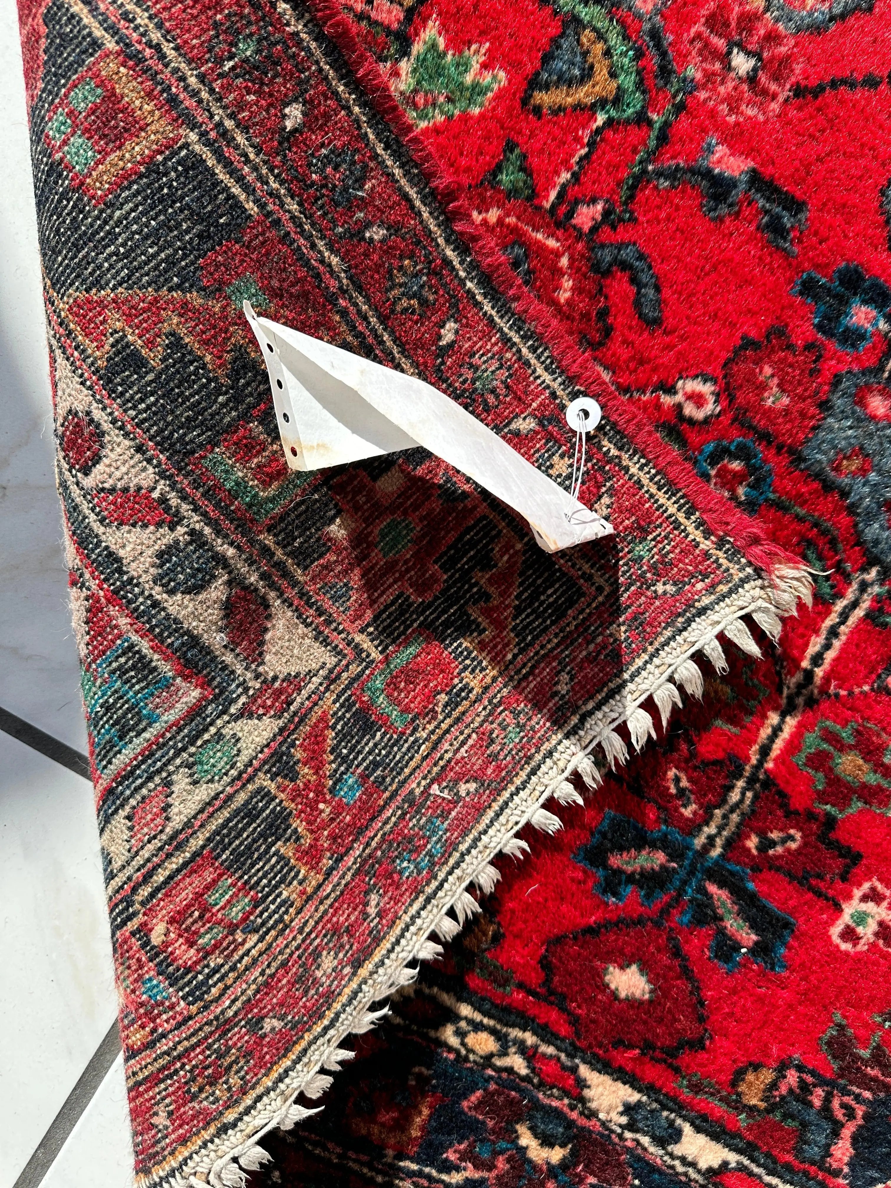 Hand-knotted Persian Hamadan wool Rug 3’8” x 6’4” Rugistan