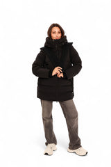 Double-hooded Insulated Bio-Down Coat