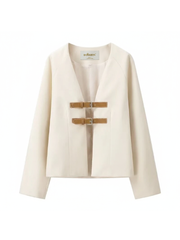 Faux Leather Blazer, Chelsea | Women - BYMANYC ® New York