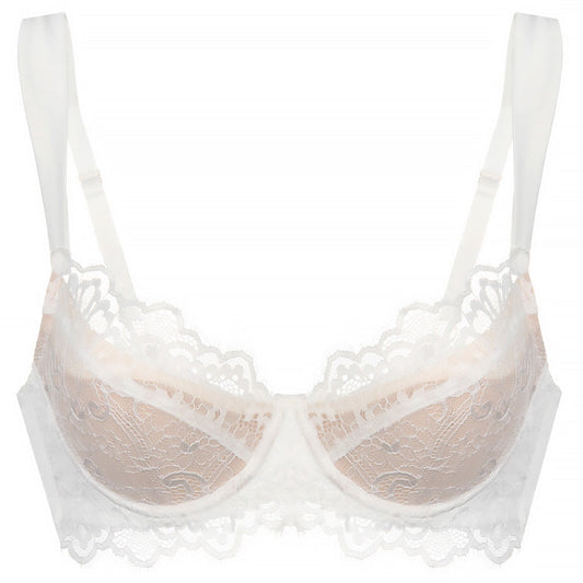 French Style Eyelash Lace Bra for Large Chest and Plus Sizes, Upper East Side, BYMANYC New York. BYMANYC ® New York