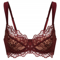 French Style Eyelash Lace Bra for Large Chest and Plus Sizes, Upper East Side, BYMANYC New York. BYMANYC ® New York
