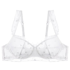 French Style Lace Minimizer Bra with Side Support For Large Chests, Upper East Side, BYMANYC New York. BYMANYC ® New York