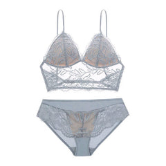 French Style Non-Wired Lace Bra Set with Triangle Cup and Backless Design For Women, SoHo, BYMANYC New York. BYMANYC ® New York