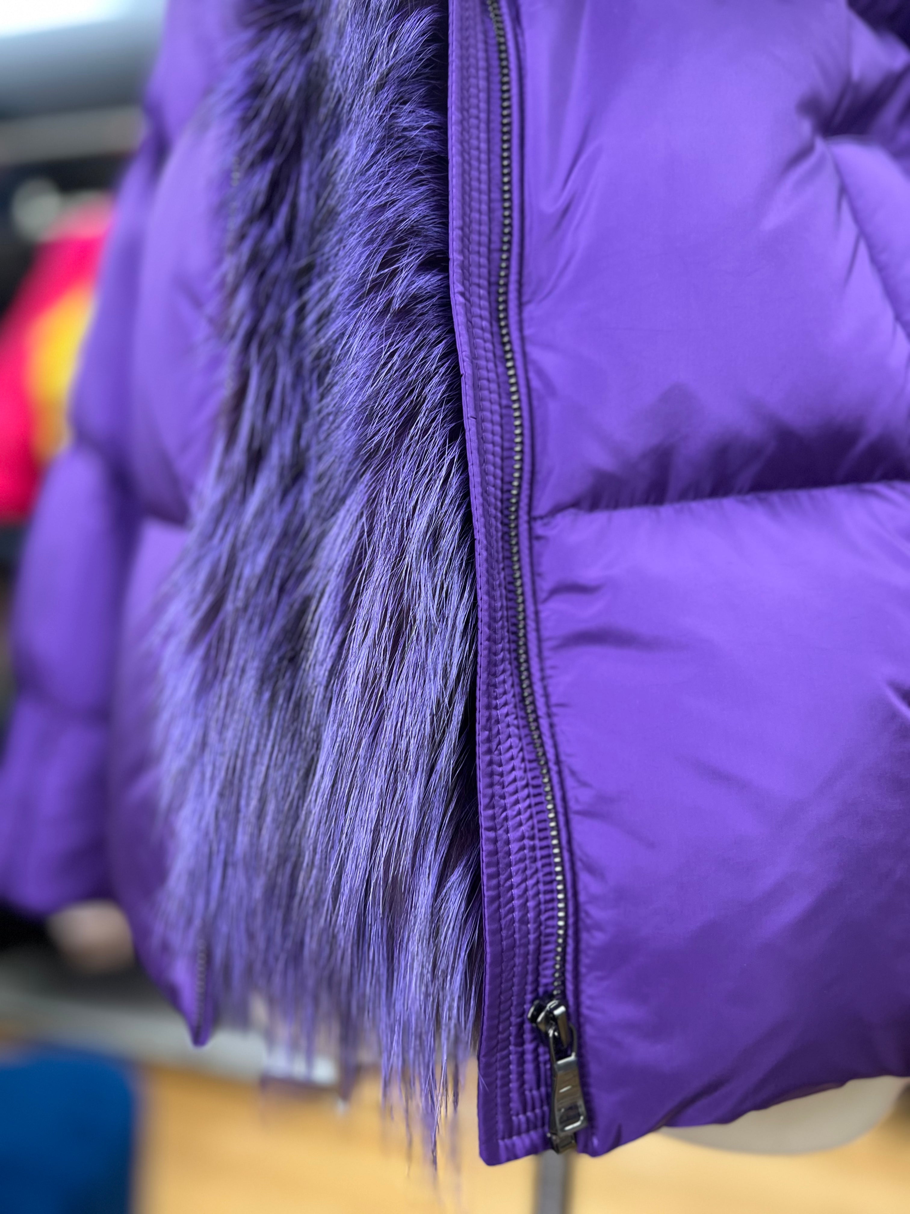 Genuine Silver Fox Fur Down Fill Parka Alaska® Outerwear Company