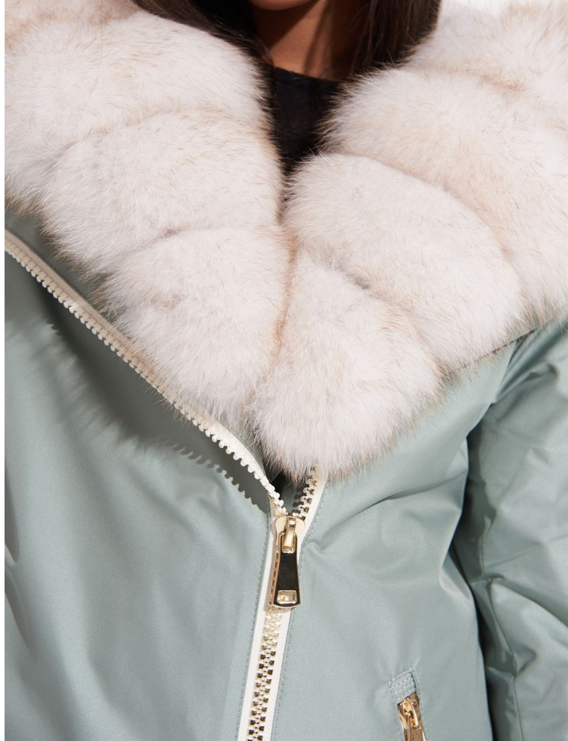 Genuine Polar Fox Fur Trim Rabbit Fur Insulated Parka Alaska® Outerwear Company