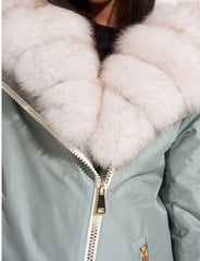Genuine Polar Fox Fur Trim Rabbit Fur Insulated Parka Alaska® Outerwear Company