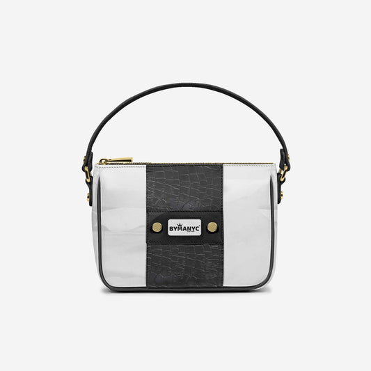 Handbag BYMANYC ® New York – Couture Vegan Vertical Band in Midnight Gold BYMANYC ® New York