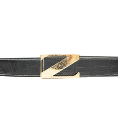 Handcrafted Alligator Leather Belts DVG128