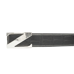 Handcrafted Alligator Leather Belts DVG128