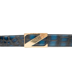 Handcrafted Alligator Leather Belts DVG153