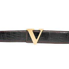 Handcrafted Alligator Leather Belts DVG172
